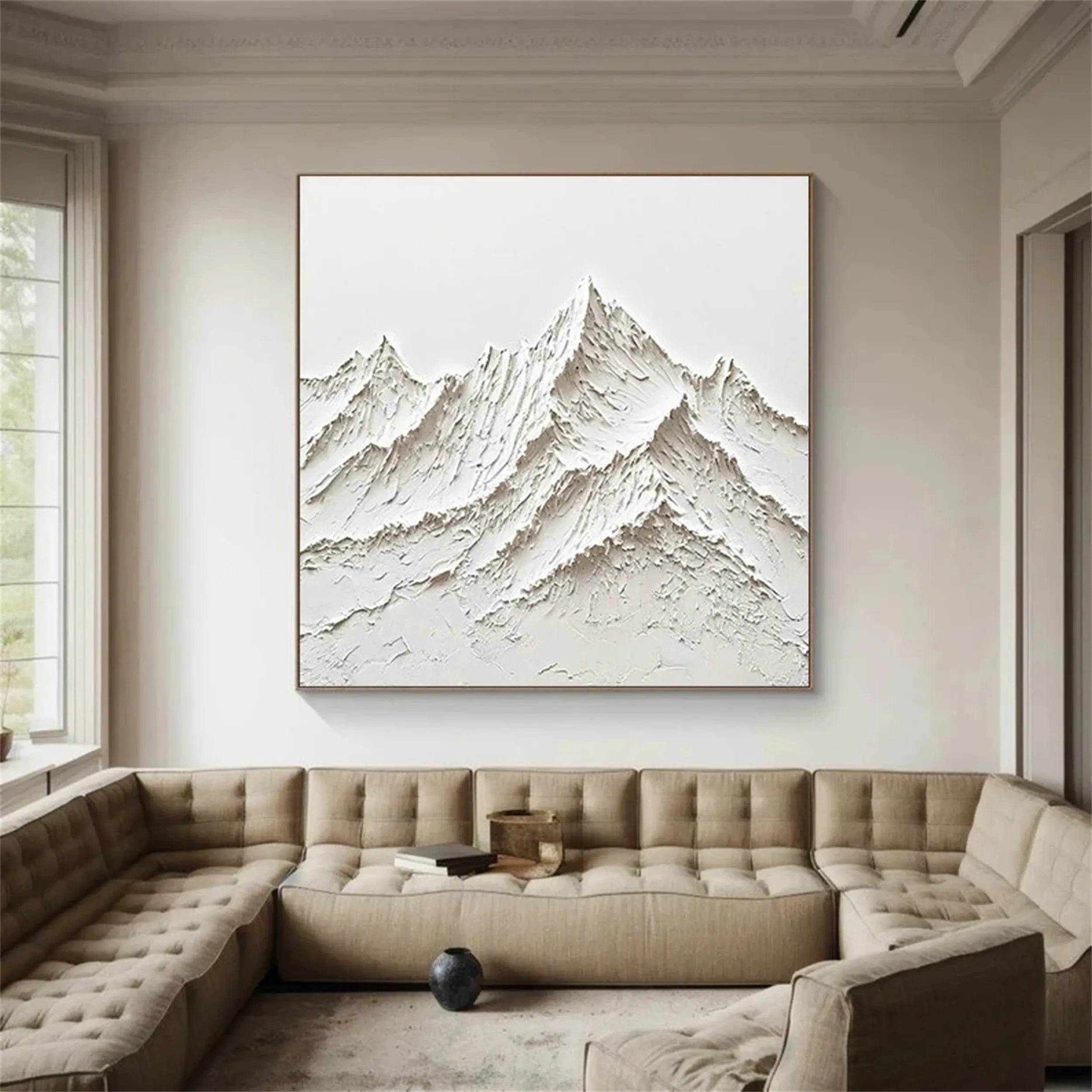 Plaster Art Minimalist Textured Painting #MM266