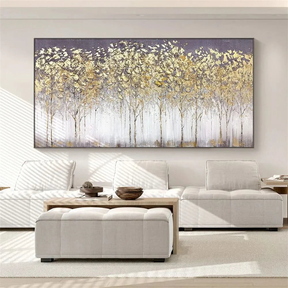 Colorful Flower & Tree Abstract Wall Art #ML041