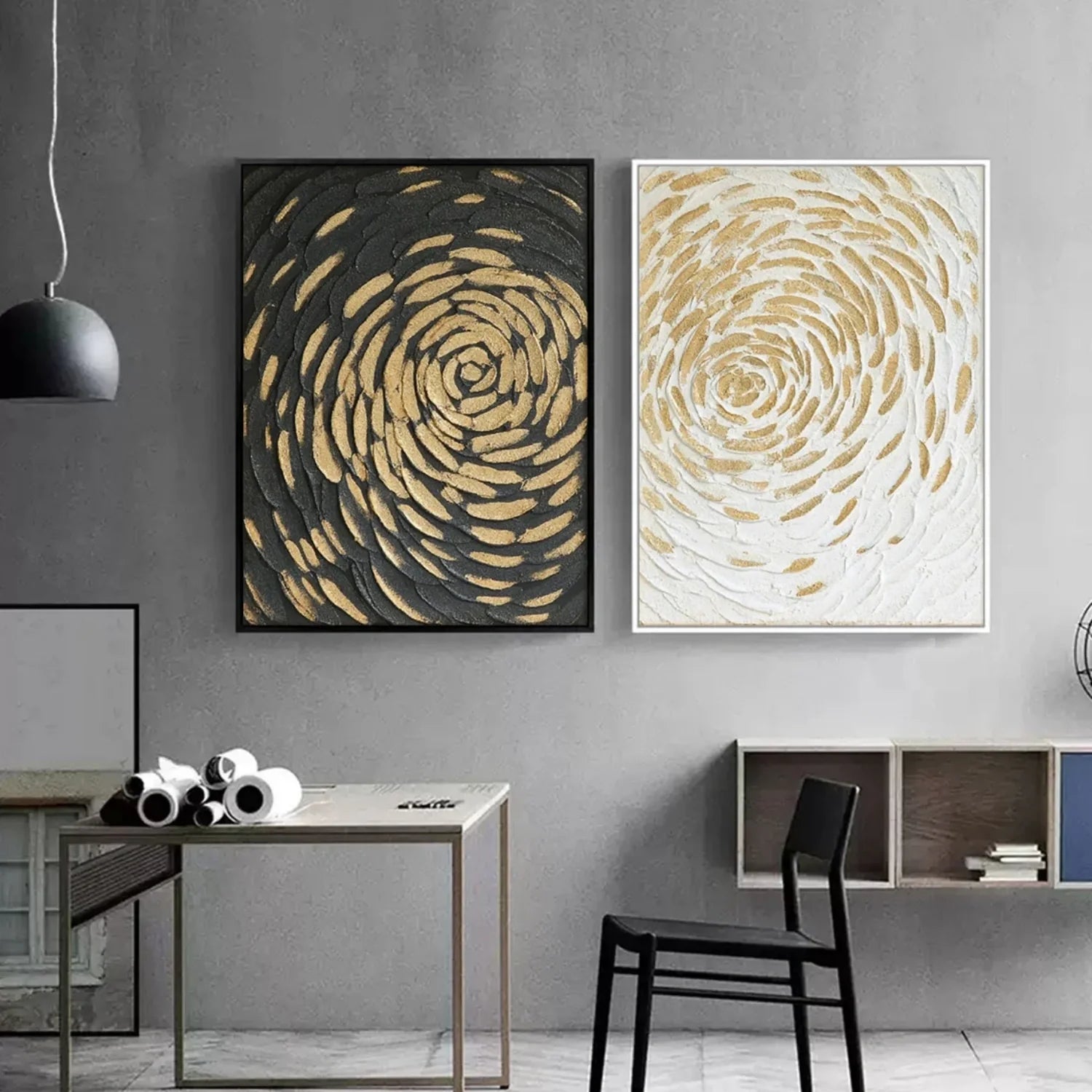 Abstract Painting Set of 2 #AB 407