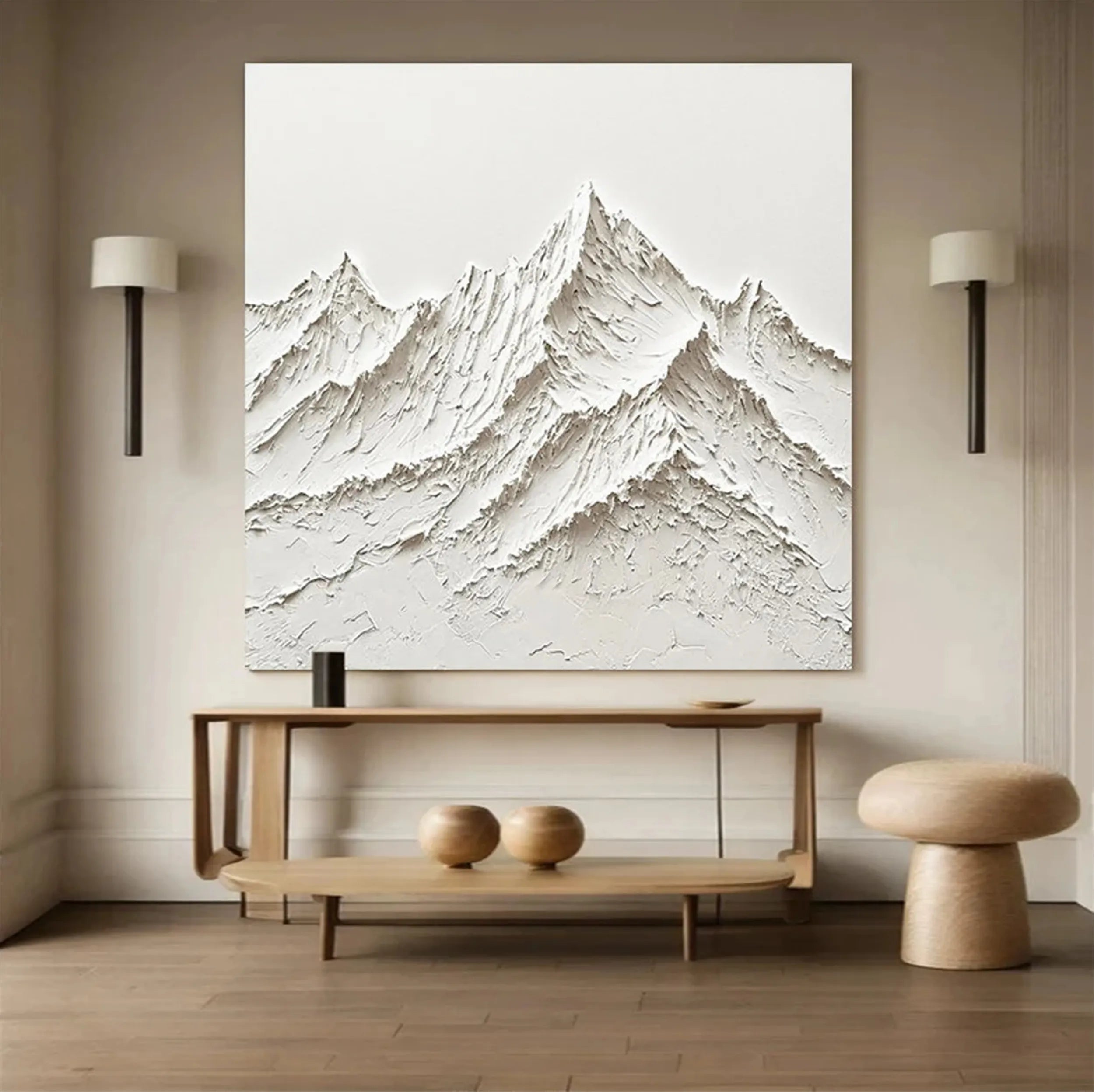 Plaster Art Minimalist Textured Painting #MM266