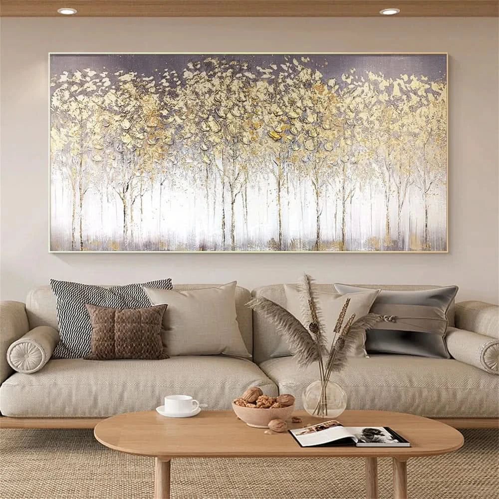 Colorful Flower & Tree Abstract Wall Art #ML041