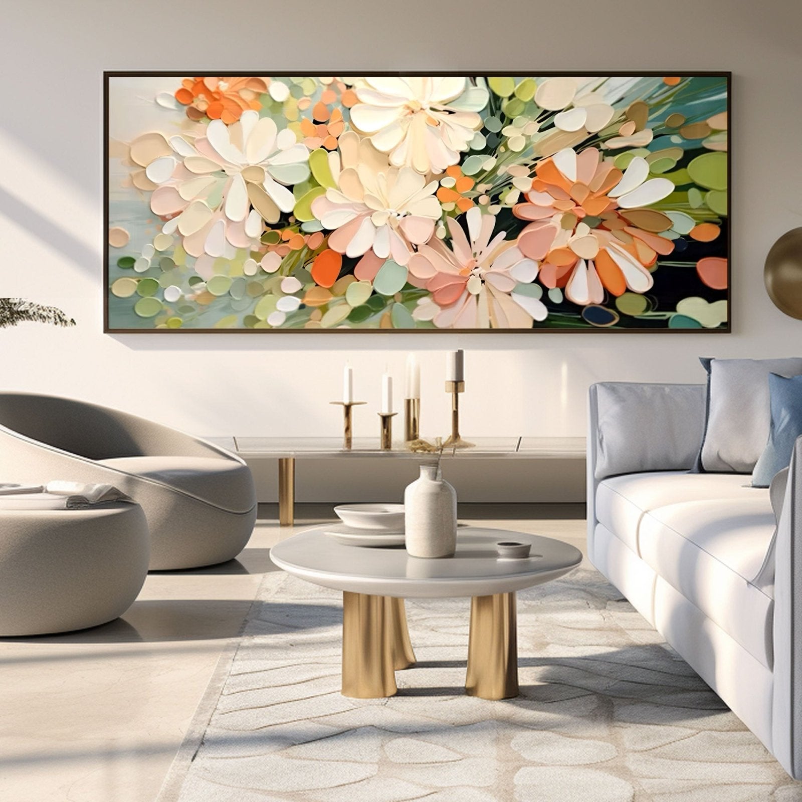Abstract Painting "Blossoms of Reflection" - MasterGallery