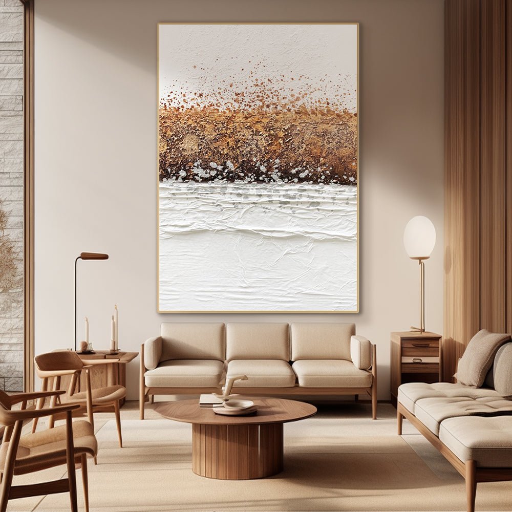 Abstract Plaster Painting "Dreamer's Horizon" - MasterGallery