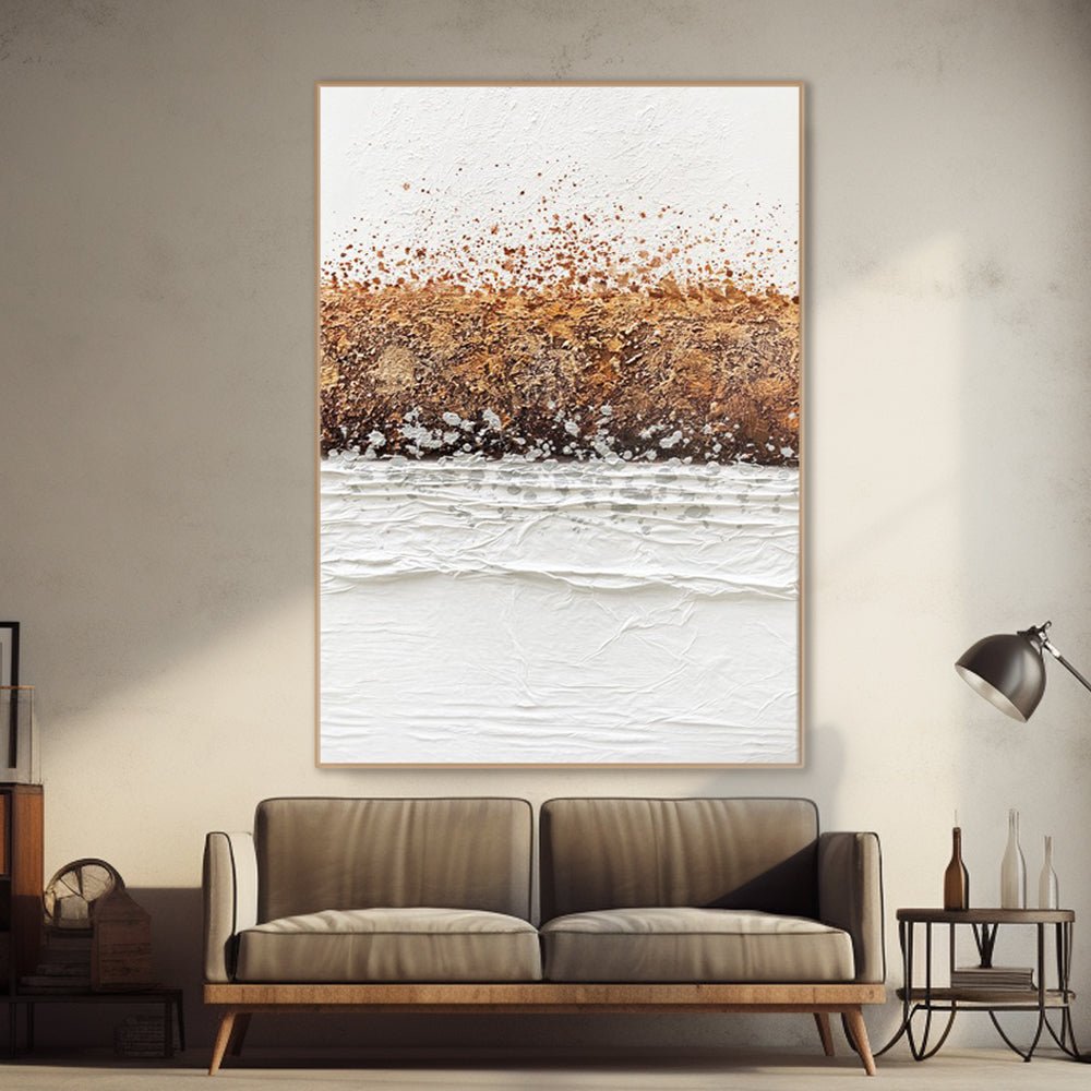Abstract Plaster Painting "Dreamer's Horizon" - MasterGallery