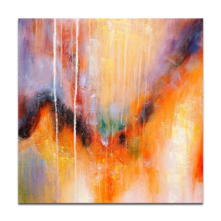 Großes abstraktes Acrylgemälde, Blattgoldgemälde, Original-Kunstgemälde | Goldene Legende