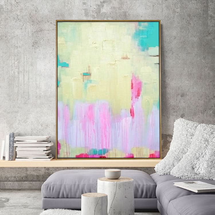 Large abstract painting . Contemporary ART. Modern painting, texture art painting