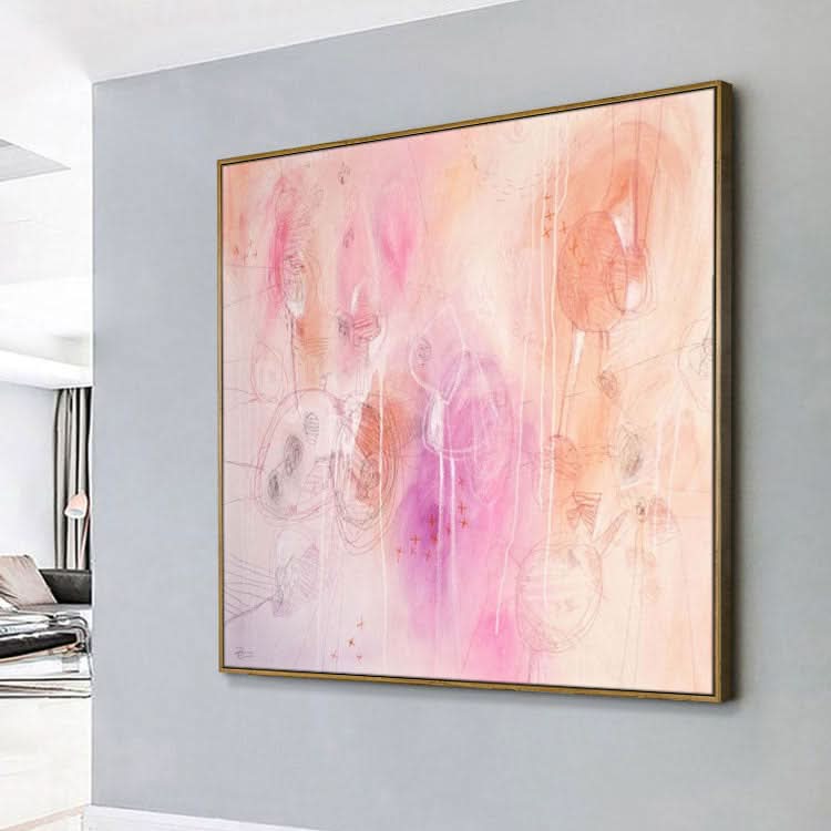 Moderne Gemälde Großes Original-Kunstgemälde Handgemachte Wanddekoration Kunst | Gebrochene Herzen