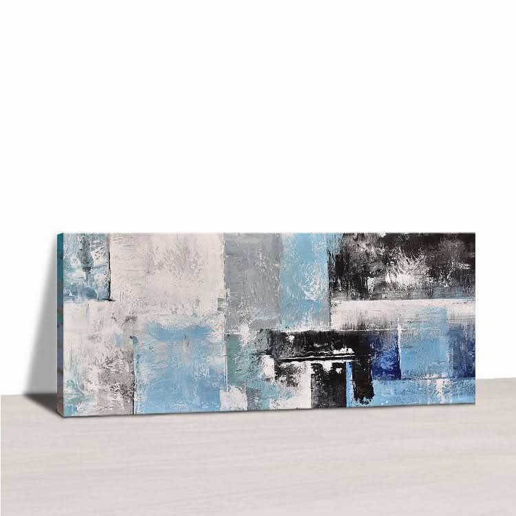 Großes modernes Gemälde, Handgemälde, Ölgemälde auf Leinwand, großes Gemälde, Original-Ölgemälde, dekorative Wandkunst, quadratisches Gemälde