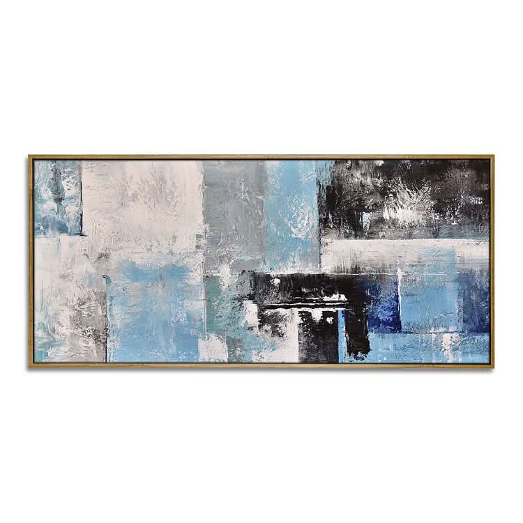 Großes modernes Gemälde, Handgemälde, Ölgemälde auf Leinwand, großes Gemälde, Original-Ölgemälde, dekorative Wandkunst, quadratisches Gemälde