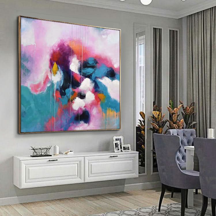 Extra großes handgemachtes Kunstwerk, Originalgemälde, Schlafzimmer, abstraktes Acrylgemälde | Herausforderndes Schicksal