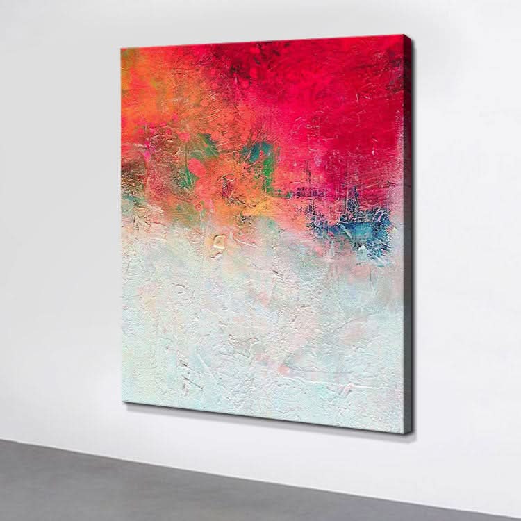 Abstraktes Ölgemälde handgemalt,Abstrakte Malerei für Wohnzimmer | Brennen