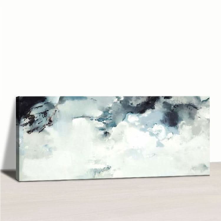 Handgemälde Original Kunst Gemälde Große Leinwand Kunst Moderne Acrylmalerei Schwarz Weiß Gemälde | Wolken