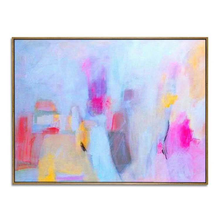 Strukturiertes abstraktes Gemälde, große moderne abstrakte Wandkunst auf Leinwand, abstrakte Leinwandkunst original