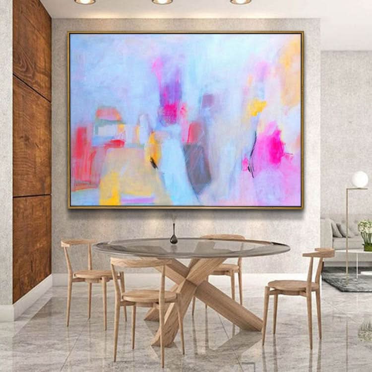 Strukturiertes abstraktes Gemälde, große moderne abstrakte Wandkunst auf Leinwand, abstrakte Leinwandkunst original