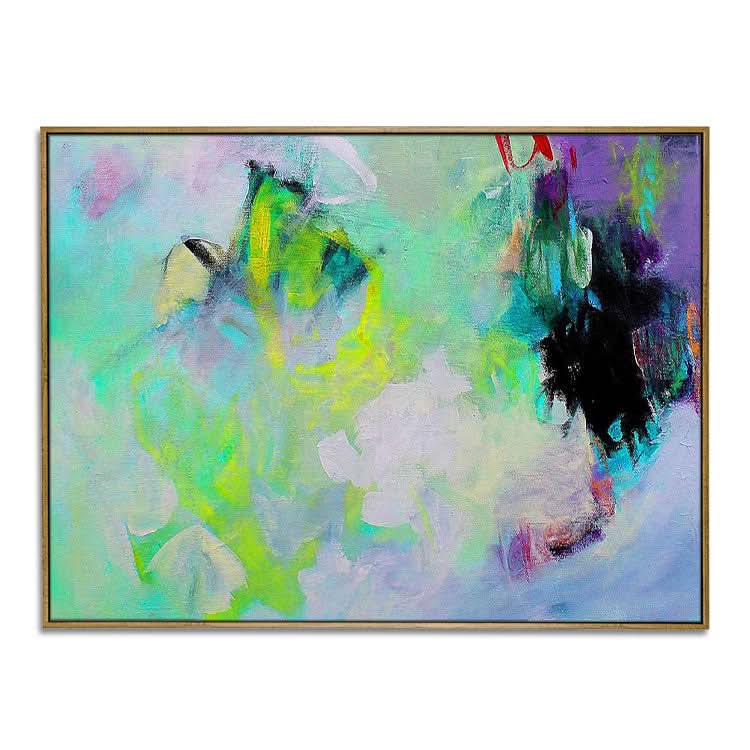 Abstract oil painting, abstract canvas art original,abstract colorful painting modern