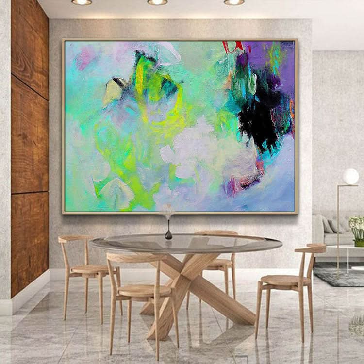 Abstract oil painting, abstract canvas art original,abstract colorful painting modern