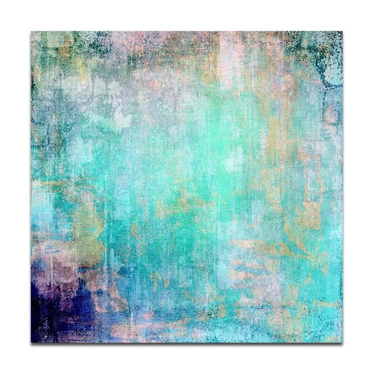 Ölgemälde Handgemalt Original Kunst Gemälde Extra groß Abstrakte Kunst Leinwand Modekunst | Blaue Zone