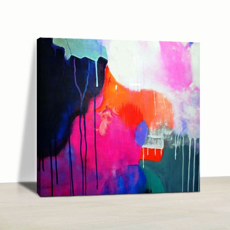 Ölgemälde Original Großes Gemälde Leinwandbild Abstraktes Gemälde Wandkunst | Einblenden und verändern
