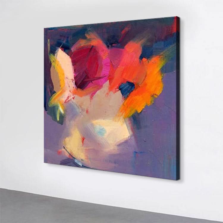 Wandkunst auf Leinwand, handgefertigtes Ölgemälde, Original, großes Ölgemälde, modernes Ölgemälde auf Leinwand | Anziehen