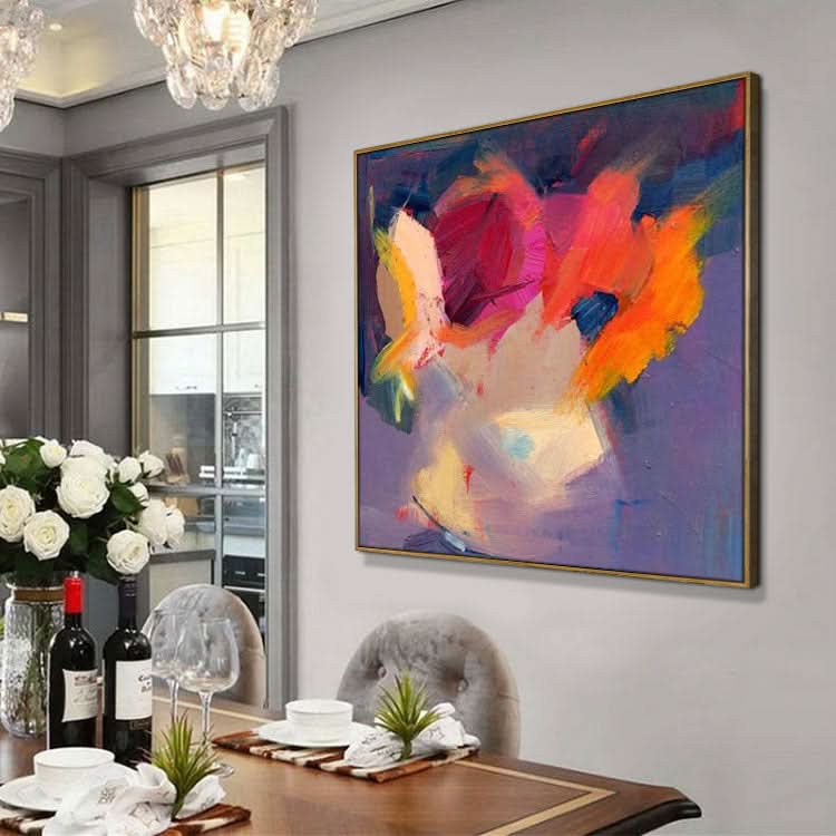 Wandkunst auf Leinwand, handgefertigtes Ölgemälde, Original, großes Ölgemälde, modernes Ölgemälde auf Leinwand | Anziehen