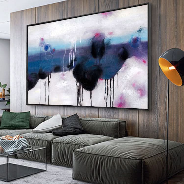 Handgemachtes Ölgemälde,Abstraktes Kunstgemälde auf Leinwand,Abstrakte moderne Kunst