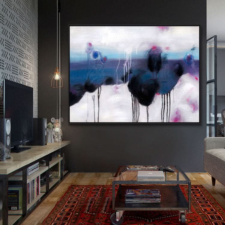 Handgemachtes Ölgemälde,Abstraktes Kunstgemälde auf Leinwand,Abstrakte moderne Kunst