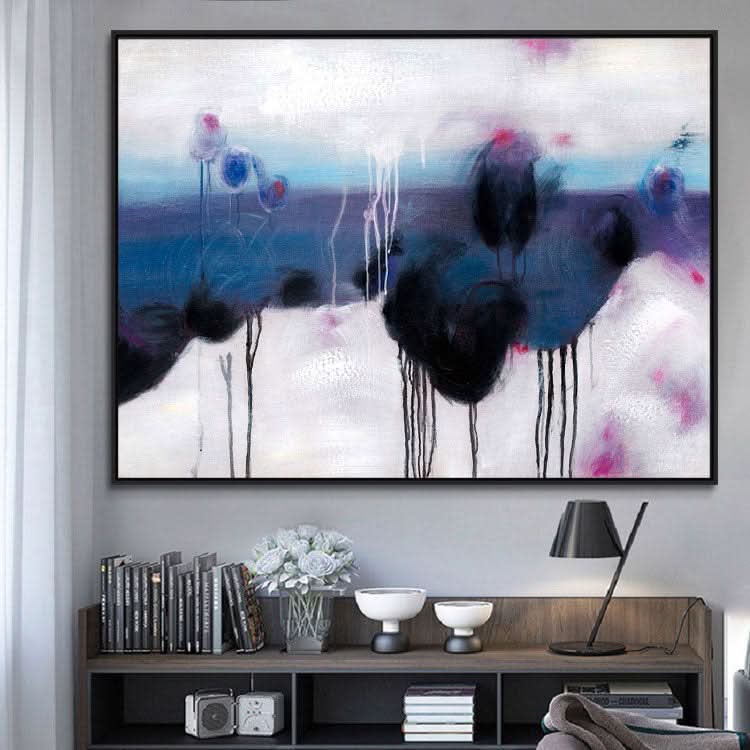 Handgemachtes Ölgemälde,Abstraktes Kunstgemälde auf Leinwand,Abstrakte moderne Kunst