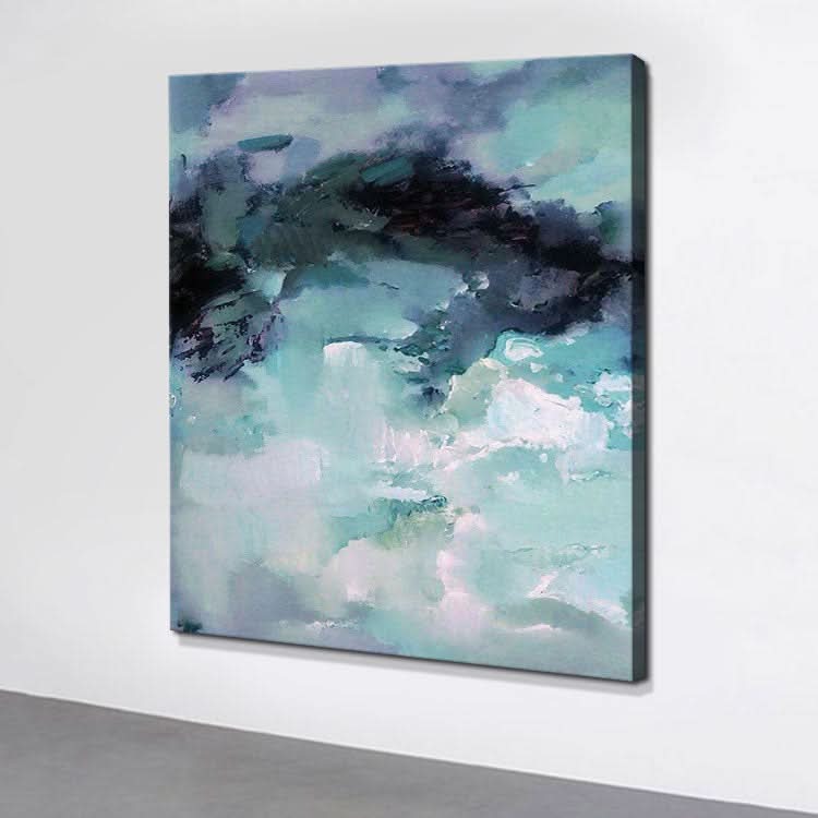 Moderne Kunst, abstrakte Malerei, Diptychon, Originalgemälde, Leinwandkunst – handgefertigtes modernes Original-Ölgemälde, abstrakter Wandkunstdruck, Leinwanddruck