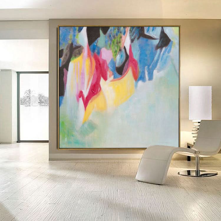 Gemälde, handgefertigt, große Leinwand, Kunst, Schlafzimmer, Ölgemälde, modern | Die Monster und Dämonen