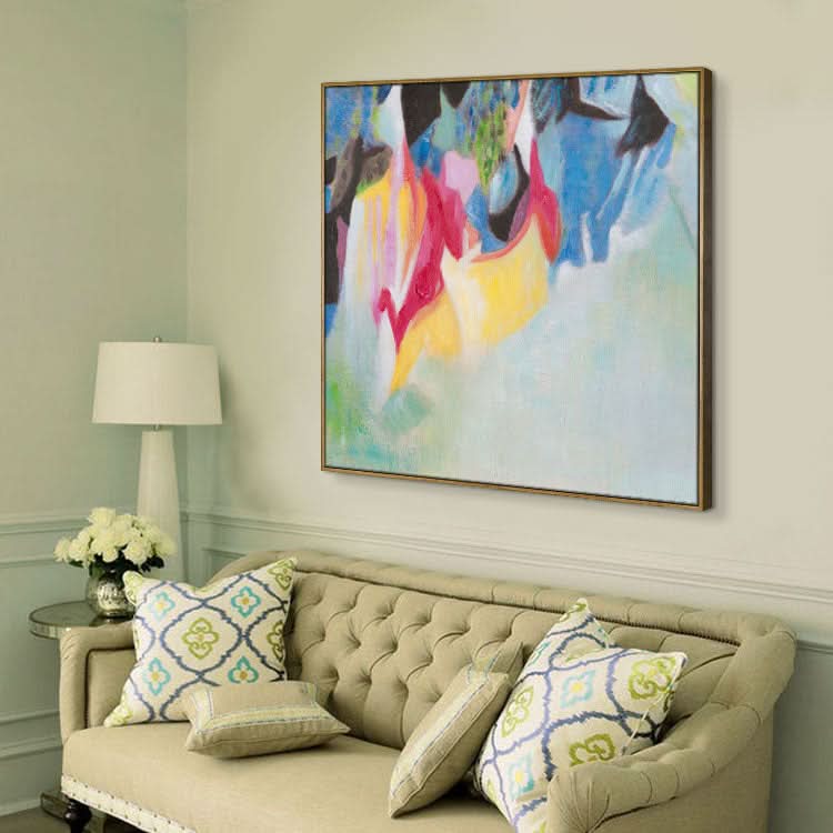 Gemälde, handgefertigt, große Leinwand, Kunst, Schlafzimmer, Ölgemälde, modern | Die Monster und Dämonen