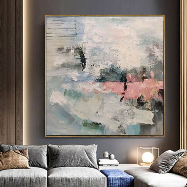 Handgefertigtes Ölgemälde Original Ölgemälde Großes Ölgemälde Leinwand Wohnzimmer Ölgemälde Modern | Der Weg zum Himmel