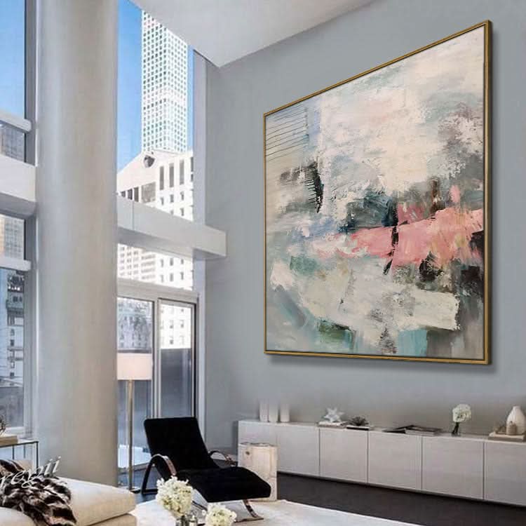 Handgefertigtes Ölgemälde Original Ölgemälde Großes Ölgemälde Leinwand Wohnzimmer Ölgemälde Modern | Der Weg zum Himmel
