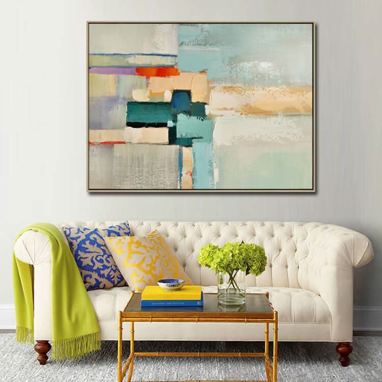 Original-Kunst, abstrakte Kunst, moderne Malerei, strukturiert, Wohnzimmer Wandkunst, großes Gemälde