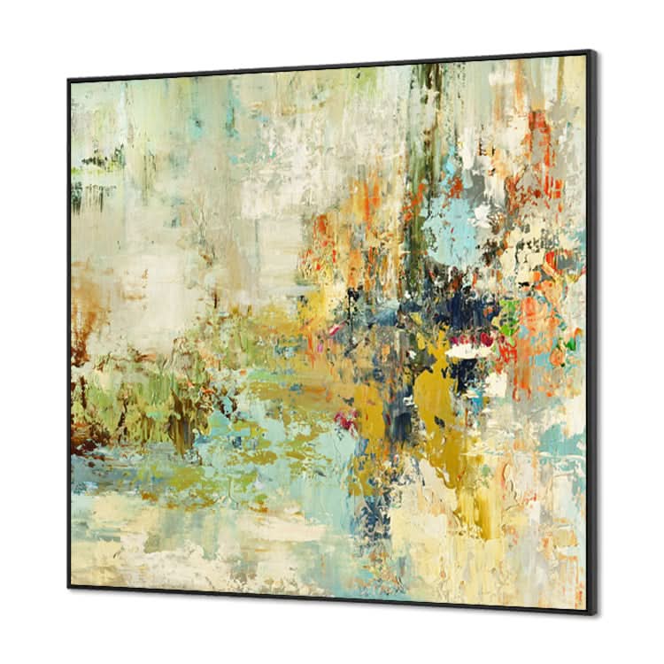 Handgemälde Ölgemälde auf Leinwand, Original Ölgemälde, großes Gemälde, Leinwand, Wanddekoration, Farben, Gemälde | Übernatürliche Schildkröte