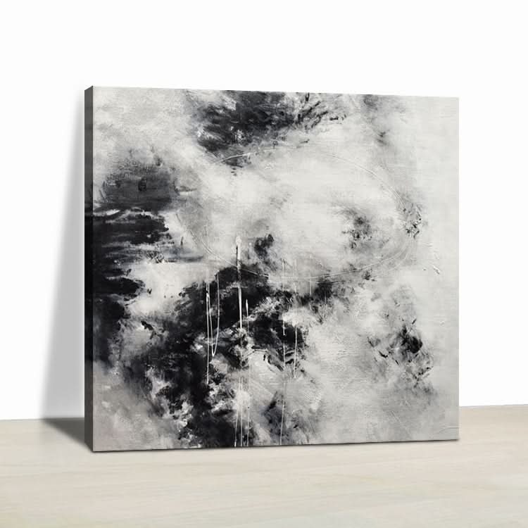 Modernes Acrylgemälde Original Kunst Gemälde Leinwand Wandkunst Handgemachte Kunst | Wie ein aufsteigender Wind und dahinjagende Wolken