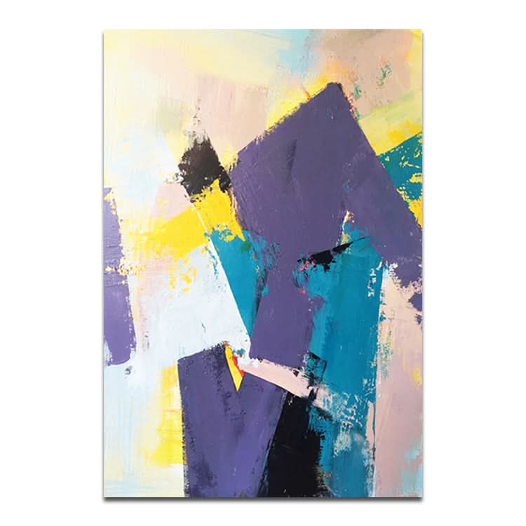 Ein Maler malt - Handgemaltes Acrylgemälde Moderne abstrakte Leinwandkunst