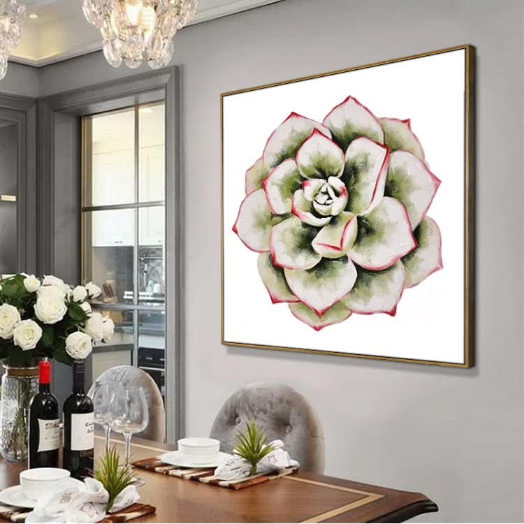 Handgefertigtes Ölgemälde auf Leinwand, Grün, Abstrakte Kunst, Weißes Gemälde, Leinwand, Wandkunst, Übergroßes Gemälde | Speciosity
