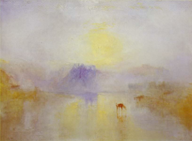 Norham Castle, Sonnenaufgang