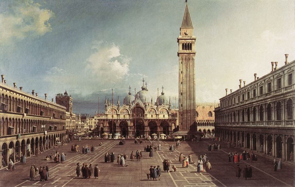 Markusplatz mit der Basilika