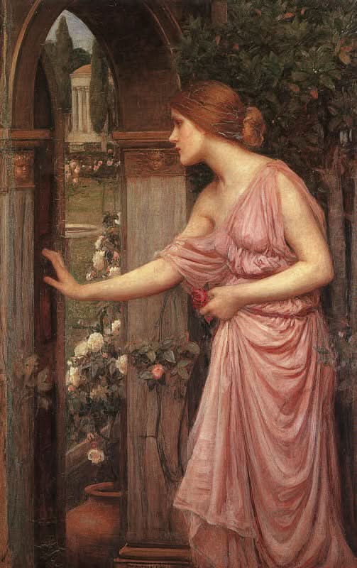 Psyche betritt Amors Garten