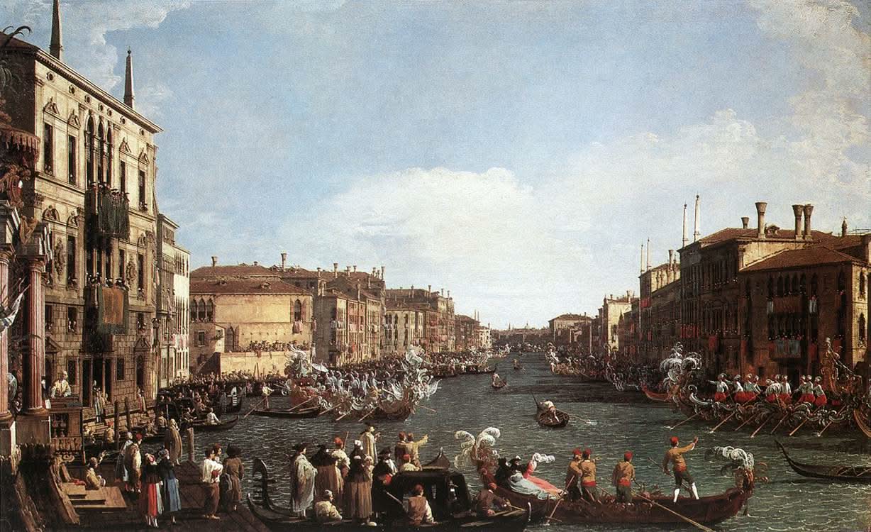 Regatta auf dem Canale Grande