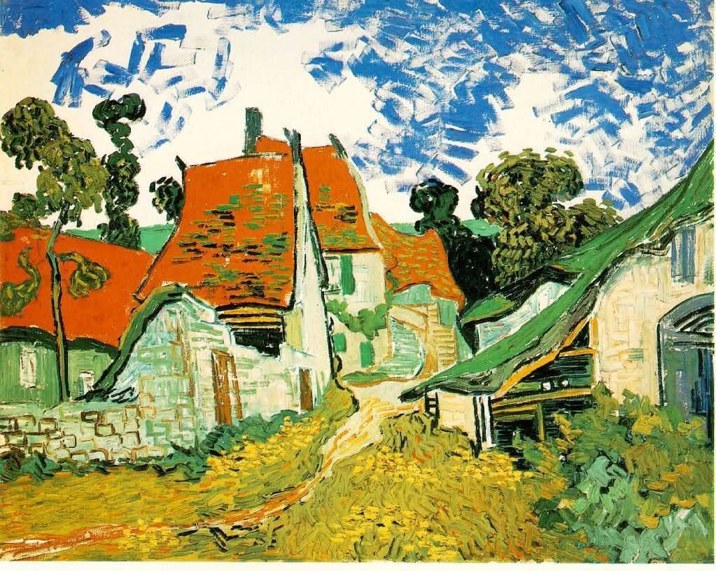 Dorfstraße in Auvers