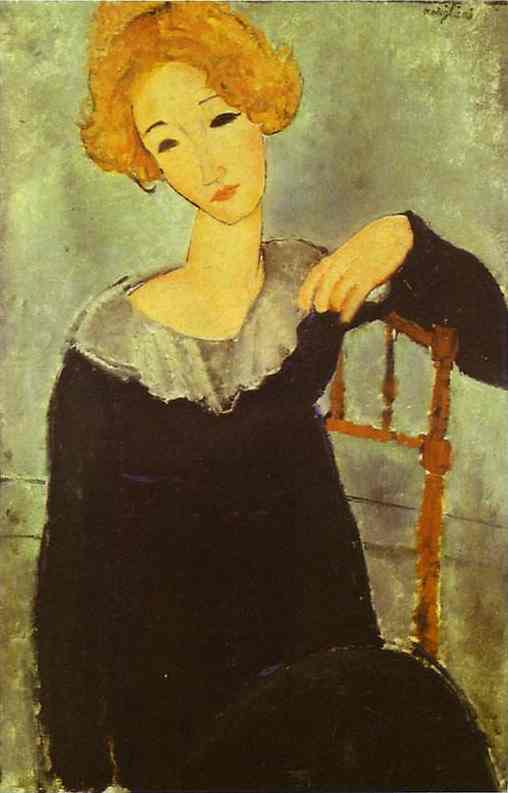 Frau mit rotem Haar
