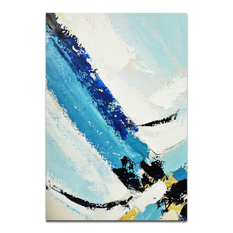 Eine Welt aus Eis und Schnee – handgemachtes Winterlandschaftsgemälde auf Leinwand, Kunstdruck