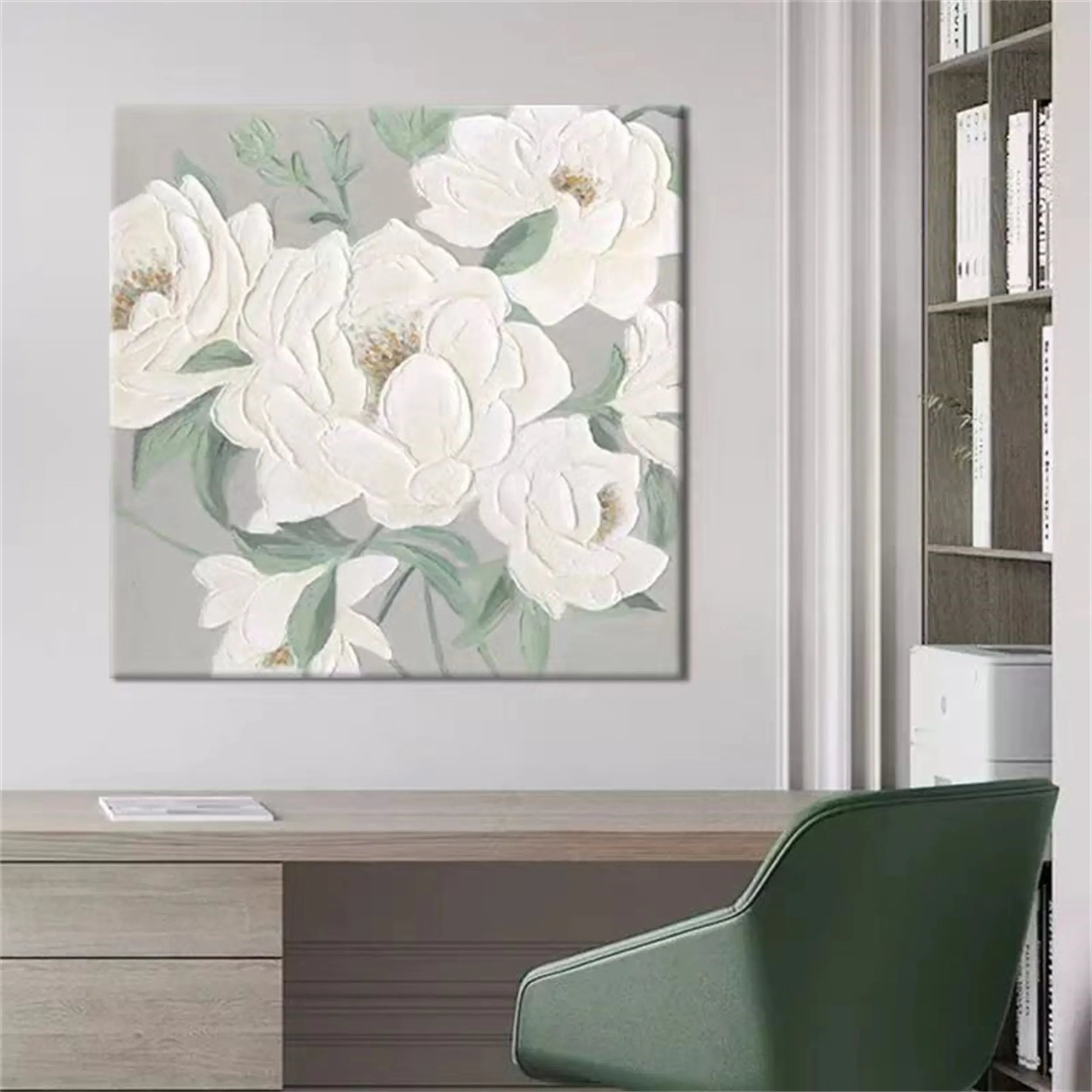 Flower & Tree Abstract Textured Wall Art #ML016