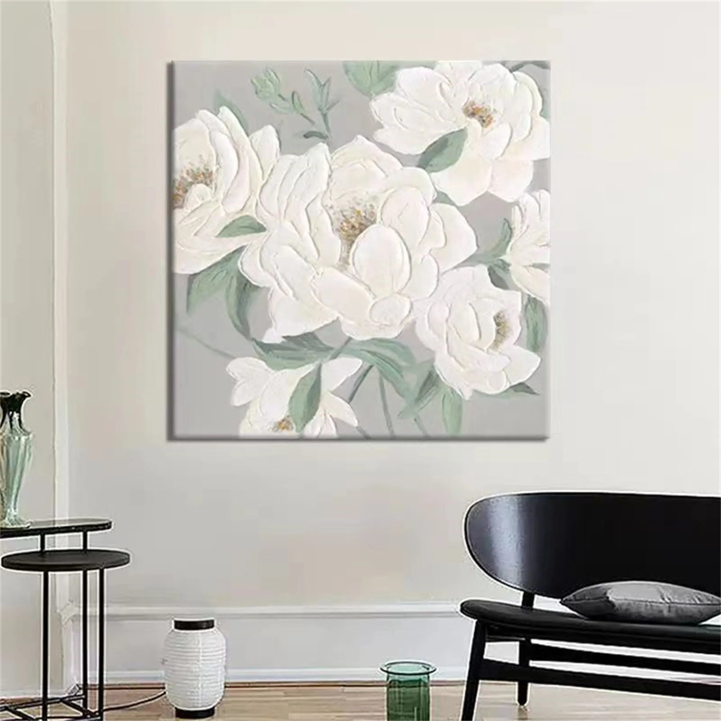 Flower & Tree Abstract Textured Wall Art #ML016