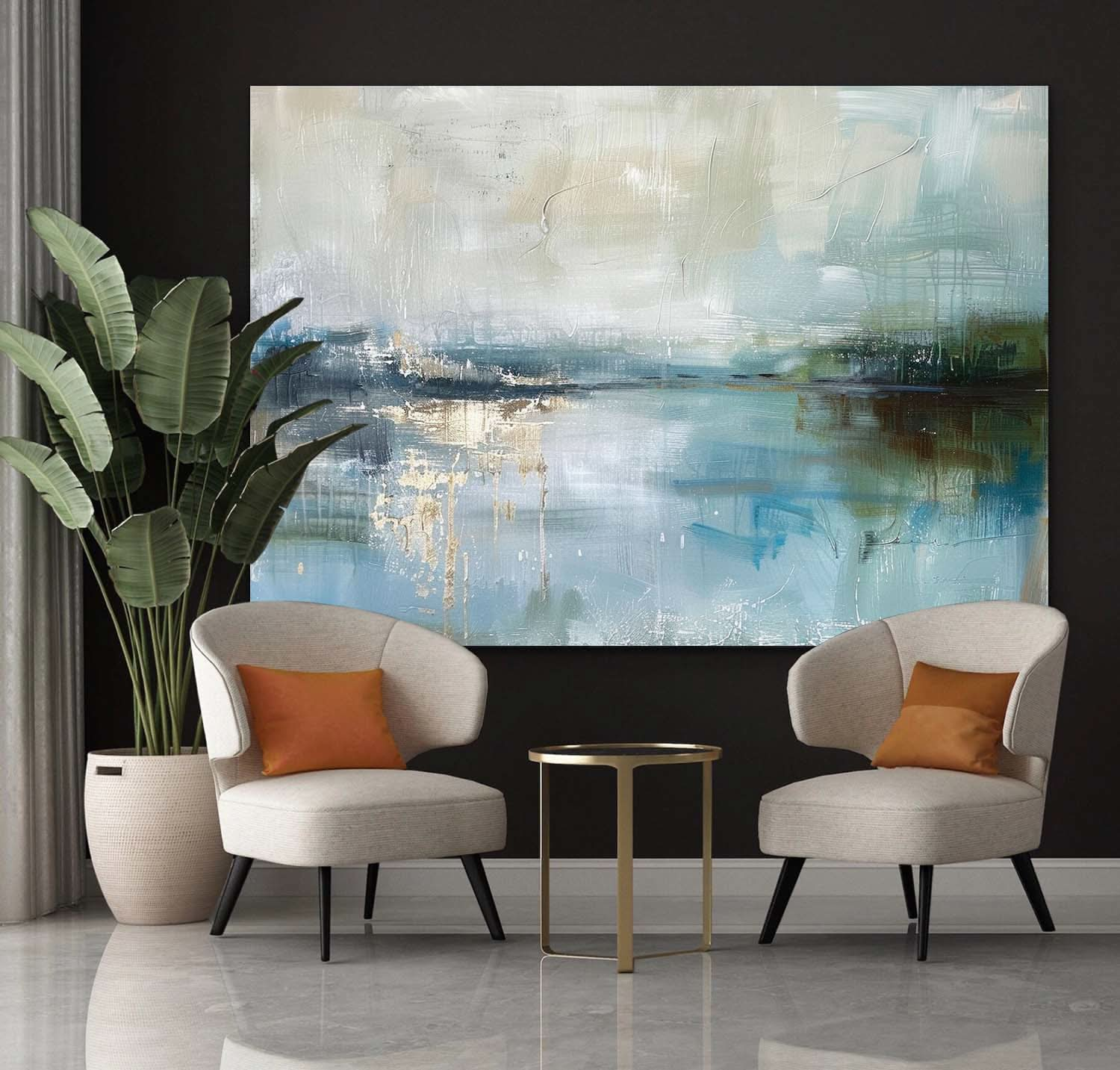 Large Modern Abstract Wall Painting for Sale Colorful Abstract Canvas Art Colored Oil Painting