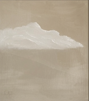 Serene Cloudscape Abstract Art Canvas Modern Sky Painting #OS 019