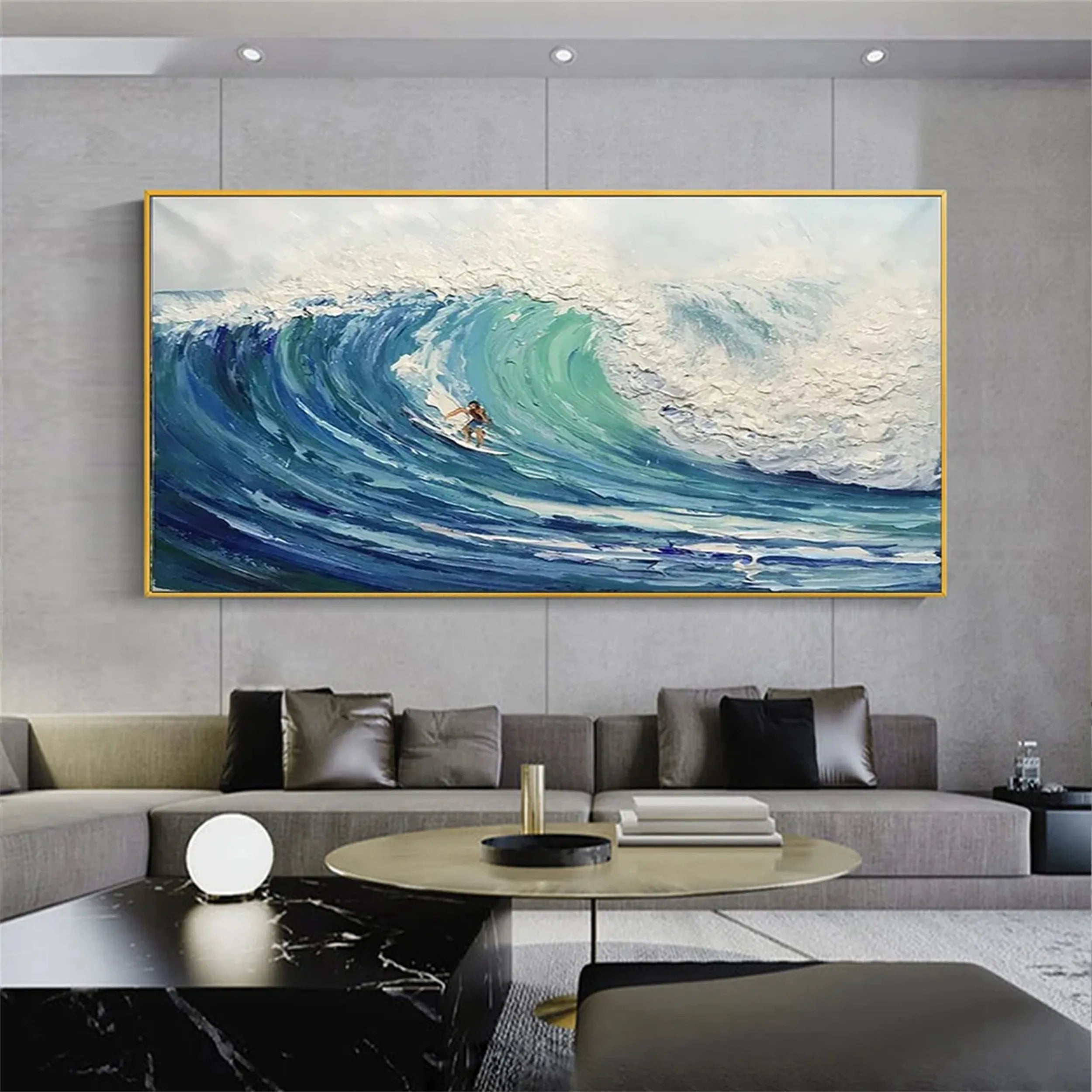 Ocean And Sky Painting #OS 123