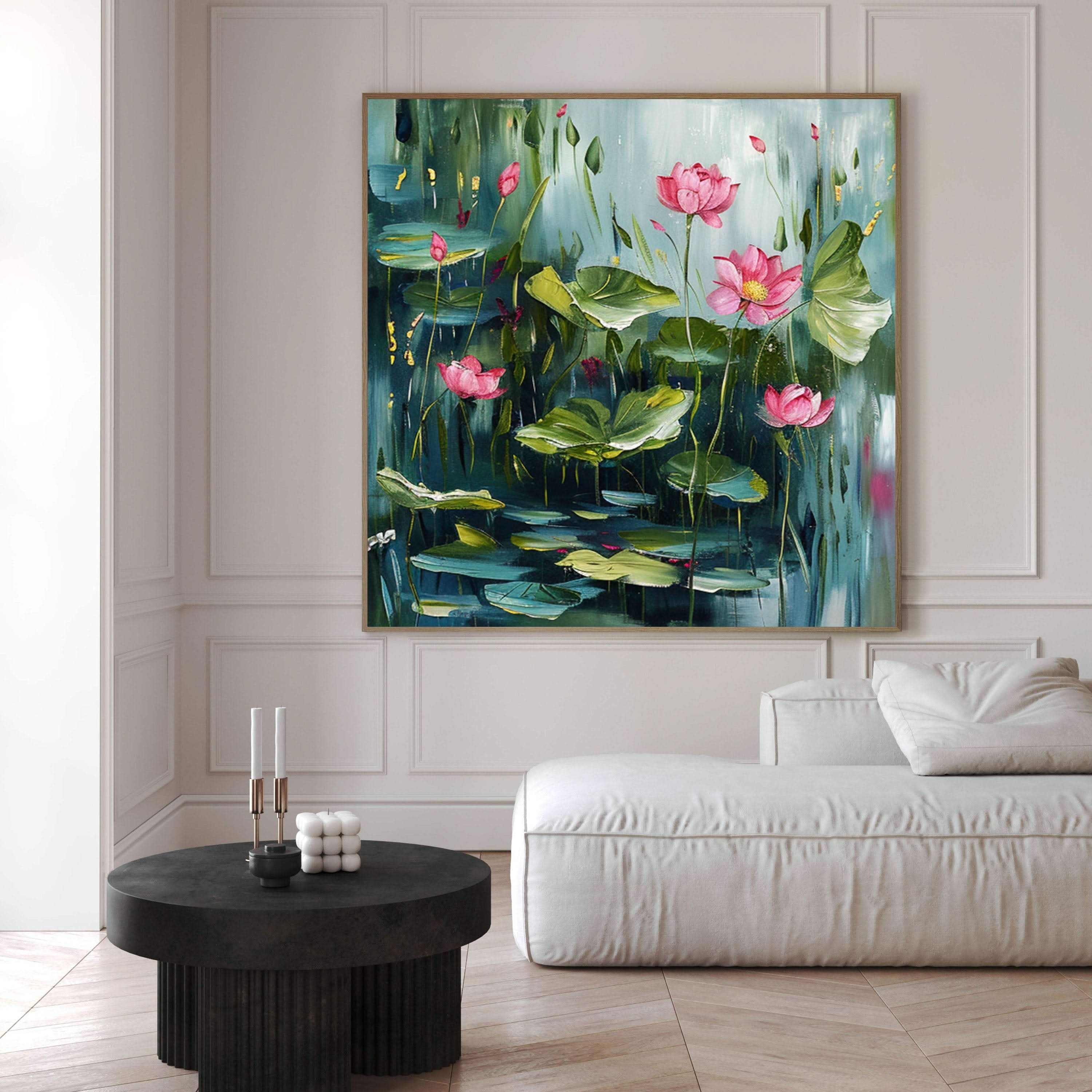 Vibrant Bloom Canvas Art Colorful Flower Wall Decor #FT 032